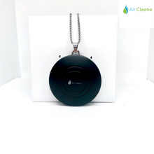 Load image into Gallery viewer, Aircleene&#39;s portable Air Purifier necklace version 2.0 in double black!!!
