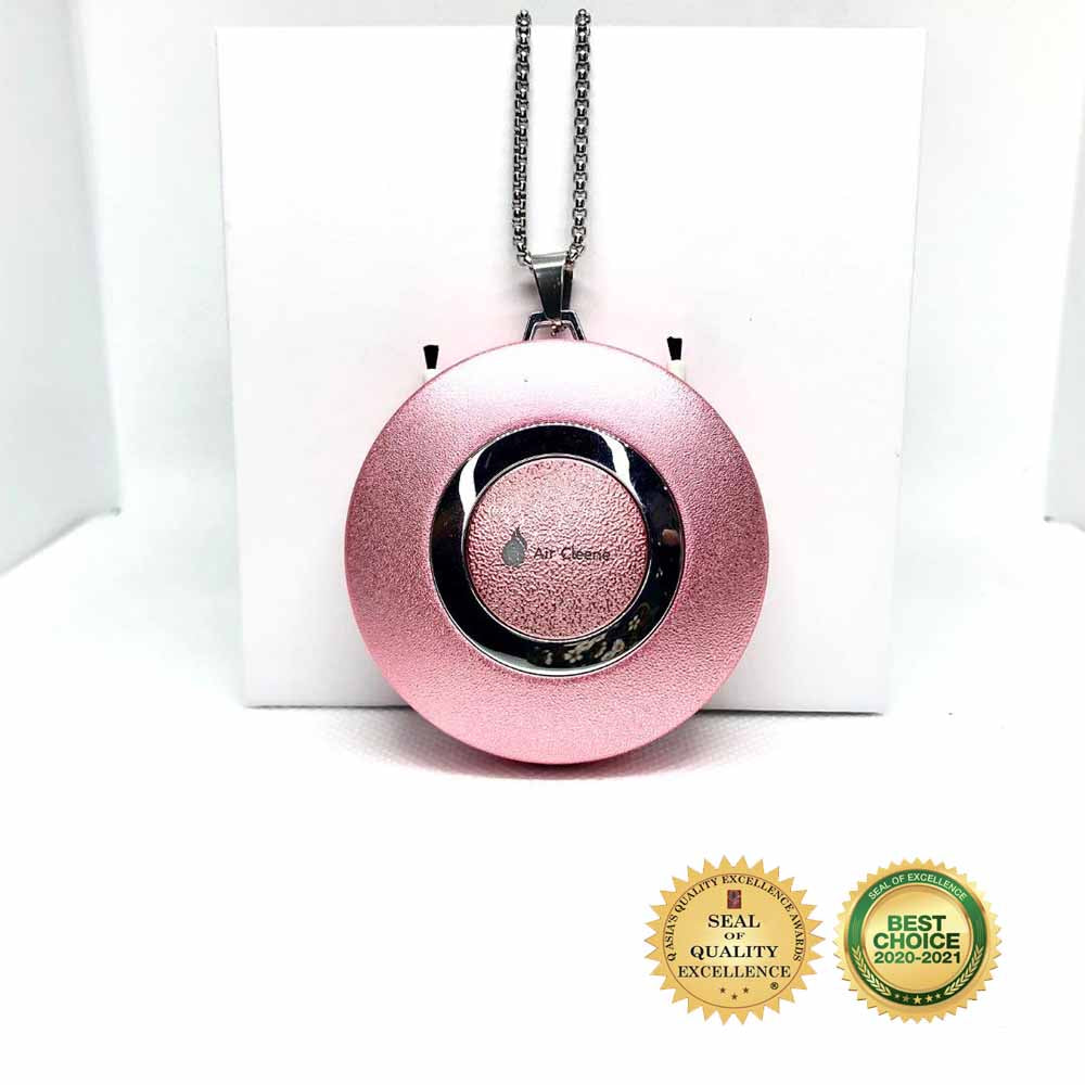 AirCleene Air Purifier Necklace in Rosegold V.2